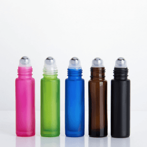 10ml glass roll on bottle roller bottle for Essential Oils Aromatherapy, Perfume and Cologne