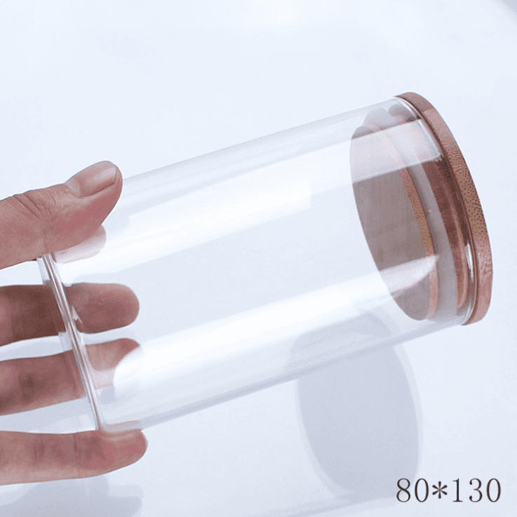 borosilicate glass food storage jar 16oz