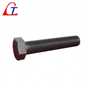 Hex bolt with shank ISO 4014 8.8 Steel Nickle Plated m27 to m30 