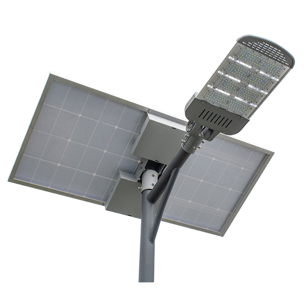 China wholesale Wall Pack Light Factory - 200W 2 in 1 Solar LED Street Light – Lowcled
