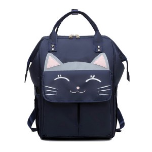 New arriving high quality Fashion baby bag diaper backpack Cute Cat design