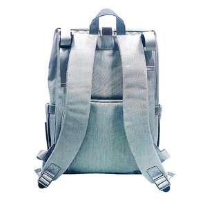 Pink grey Diaper Bag Multi-Function Waterproof Mummy Backpack Nappy Bags