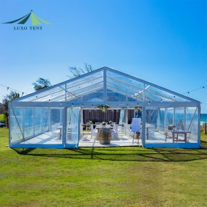 Aluminum Frame industrial tent A Shape Big Outdoor Carpas Para Eventos White Wedding Party Event Tent
