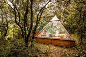 Luxury Resort Tent All Glass glamping Tente NO.008