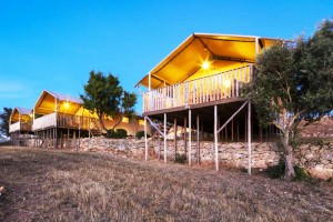 Fabrik Glamping Hauszelt für Sondergröße Safari Campingzelt NO.043