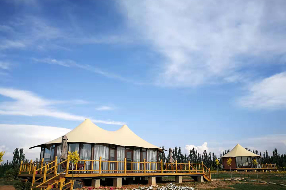 OEM manufacturer Hexagonal Aluminum Folding Canopy Tent - Luxury Resort Tent for Sale  – Aixiang