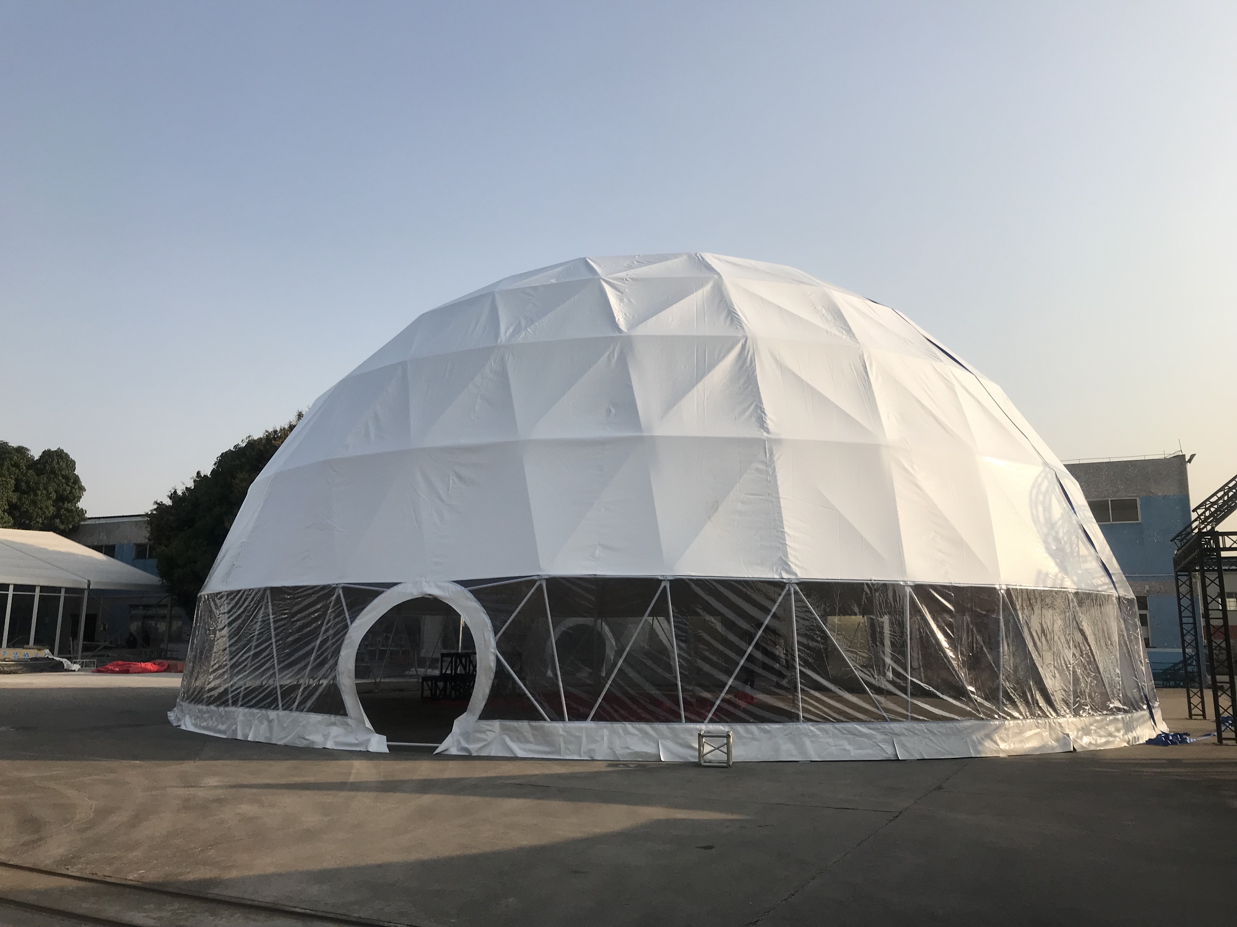 20M Event Dome Tent Set Up