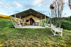 Fabrik Glamping Hauszelt für Sondergröße Safari Campingzelt NO.036