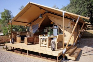 Aplicación de camping de diseño familiar de lujo hotel de tienda de safari en venta NO.045