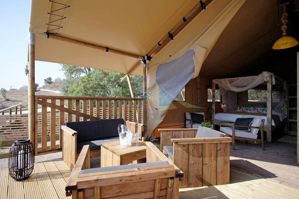 China Luxury Family Design Camping application safari tent hotel for