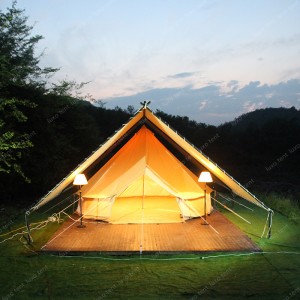 Glamping Multifunctional Sunshade Canopy With Bell Tent