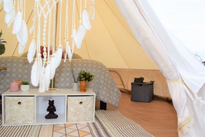 Tente de cloche d'application de camping de luxe 100% étanche extérieure n ° 014