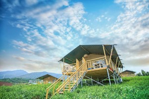 Zunanji kampiranje družinskega dizajna luksuzni hotel šotor safari šotor za vročo prodajo NO.028