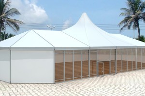 Multi-taille Combiner Tente extérieure pour l'événement