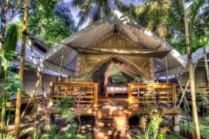 Aplicación de camping hotel de tienda de safari de lujo en venta NO.015