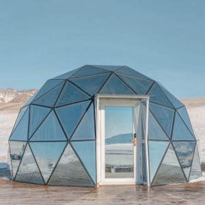 Chinese wholesale Large Tents - ALL Glass Igloo Geodesic Dome Tent – Aixiang