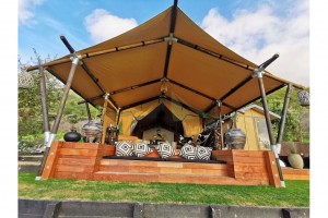 Luxus Outdoor Camping Resort Familie Safari Zelt zu verkaufen NO.032