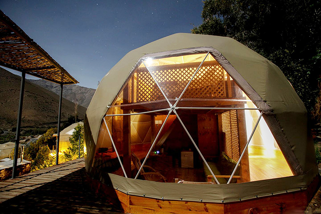 Glamping tent luxury hotel dome 6-10m diameter waterproof house. 