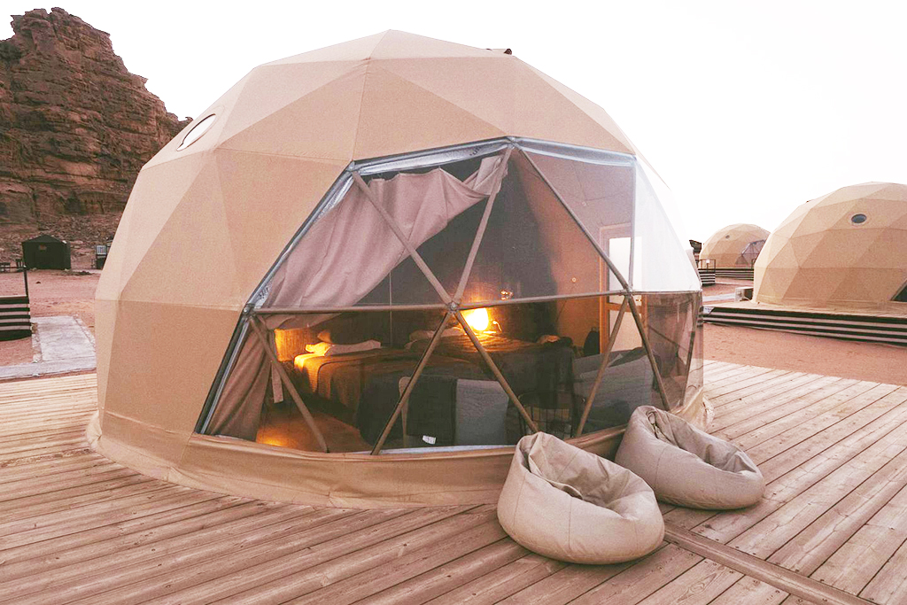 Factory wholesale Roof Tent Hard Shell - Desert Dome Tent Camp Resorts Luxury Glamping Manufacture – Aixiang
