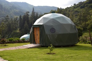 okomoko ụlọ ahịa na-adọrọ adọrọ China dome tent factory for dome tent hotel camping manufactures