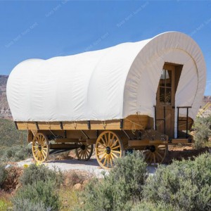 Carriage Shape Glamping Safari Tent House