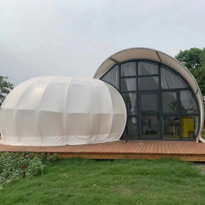 Discountable price Capsule Tent - Customer snail-shaped hotel resort dome tent house – Aixiang