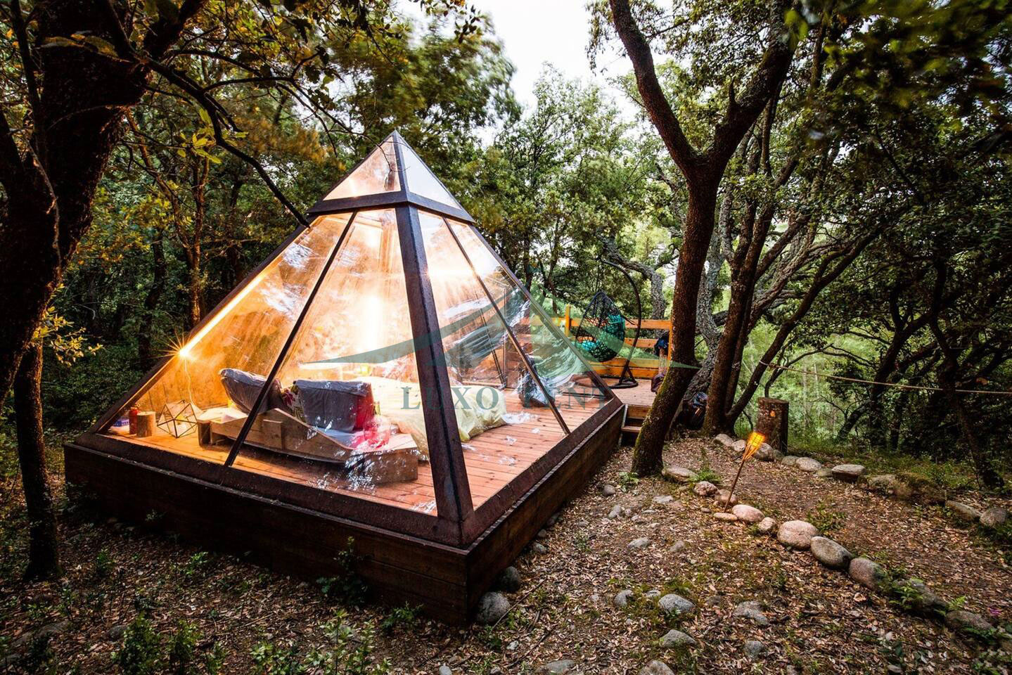 Luxury Resort Tent All Glass glamping Tent NO.008 Featured Image