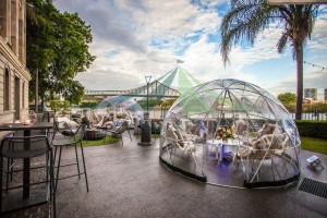 City dome for garden or cocktail party dome tent