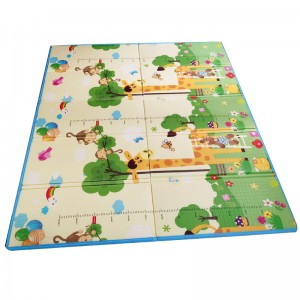 BABY CARE Manyan Baby Play Mat a Happy Village ta Baby Care