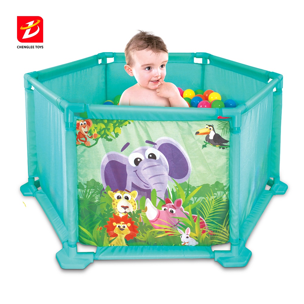 Hight Quality Play Fence Kids Safety Foldable Play Fence Children Portable Baby Playpen Set For Large