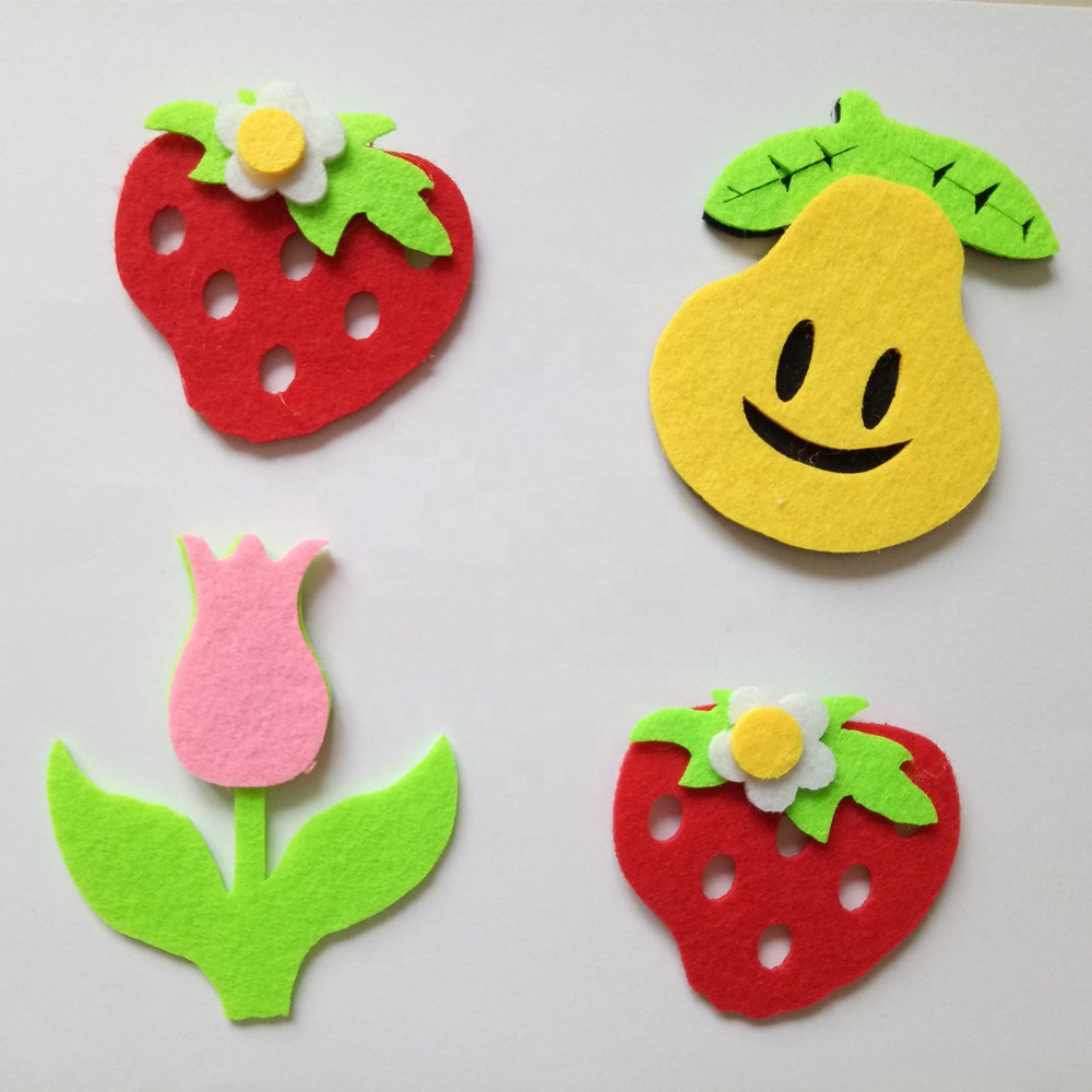 Customized Felt Cutting Christmas Ornaments Decorations With Different Shape