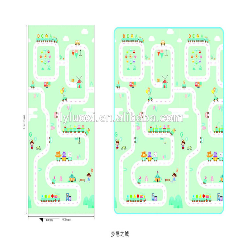 Rapid Delivery for Baby Floor Play Mat -
 BABY CARE Large Baby Play Mat in Happy Village – Luoxi