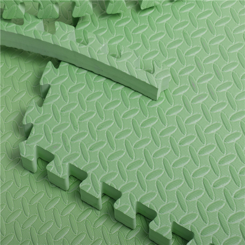 9-tile Multi-color Exercise Mat Solid Foam EVA Playmat Kids Safety Play Floor