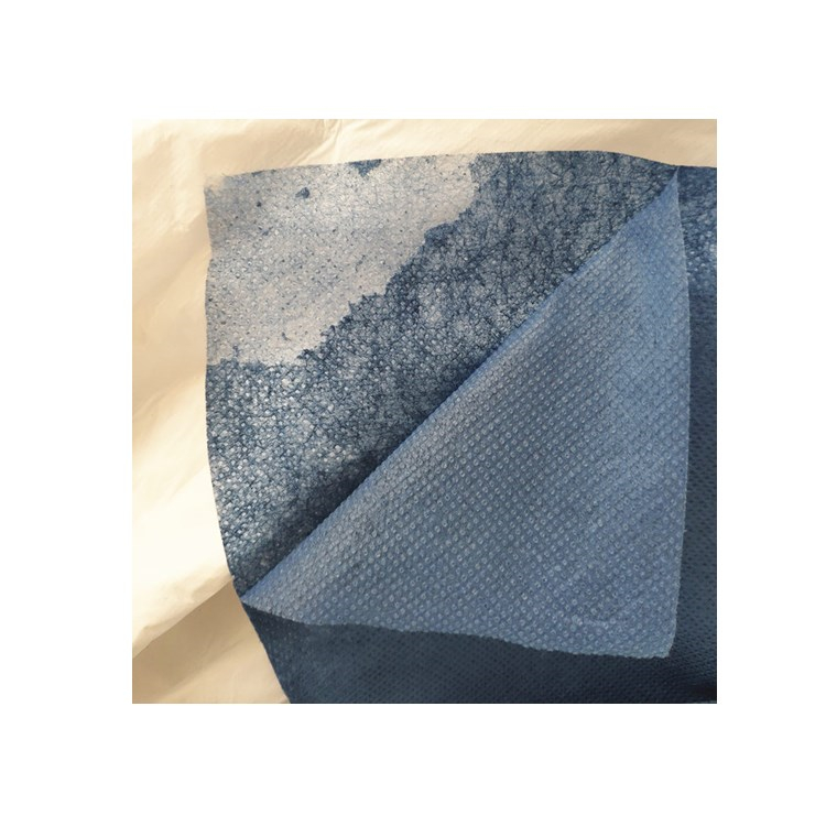 Factory outlet Two-Step SMS hot laminated non-woven fabric Dark blue spunbond meltblown spunbond