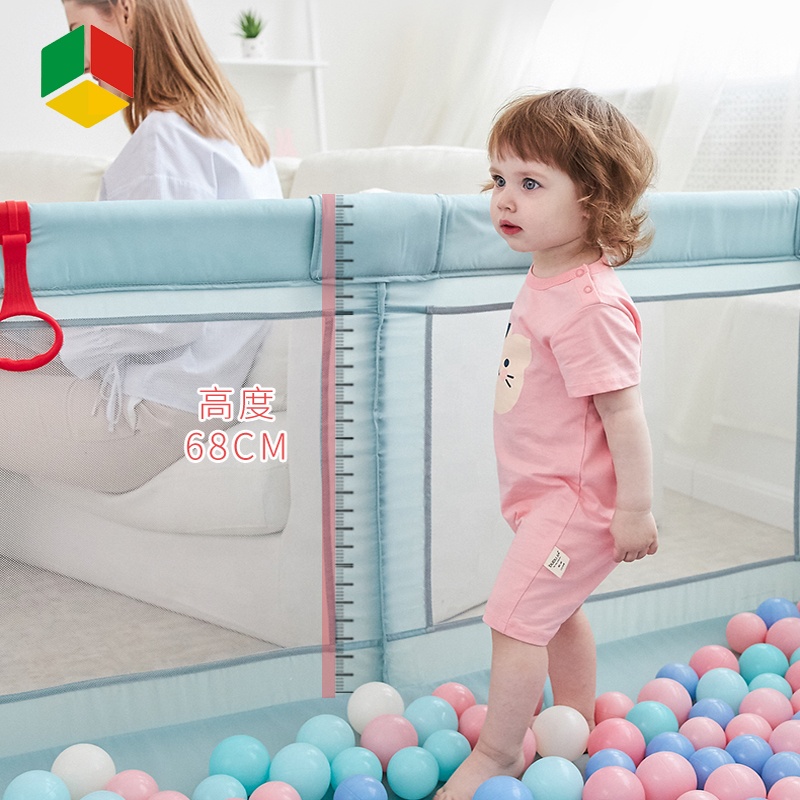 QS Toys Kids Outdoor Children Play Fence Baby Game Fence Baby Furniture New Style Portable Baby Playpen Bed