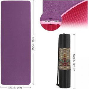 Wholesale Best nagbebenta Popular OEM Pasadyang Personalized Home Gym Fitness Equipment Exercise PVC Yoga mat