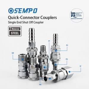 Air Coupler Quick-Connect Steel