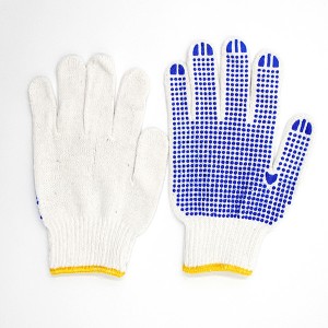 Gloves Working Cotton Non Slip Dots