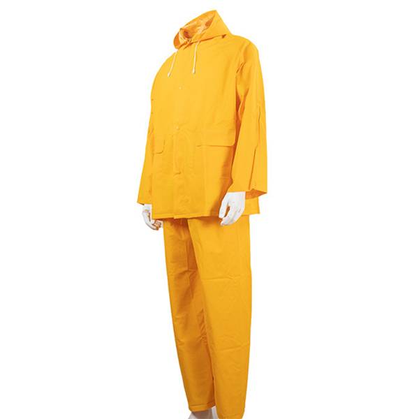 Морски ПВЦ дождовно палто жолто