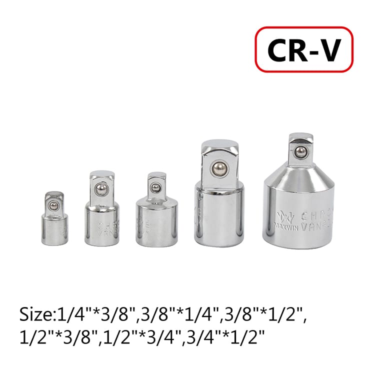 China China New Product Drive Sockets Sets Mechanic Hand Tools Chrome Vanadium 3 4 1 2 3 8 1 4 Male To Female Adapter Drive Socket Reducer Maxwin Hardware Factory And Manufacturers Maxwin