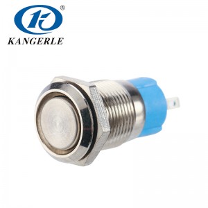 12C momentary metal push button switch 12mm flat head without LED