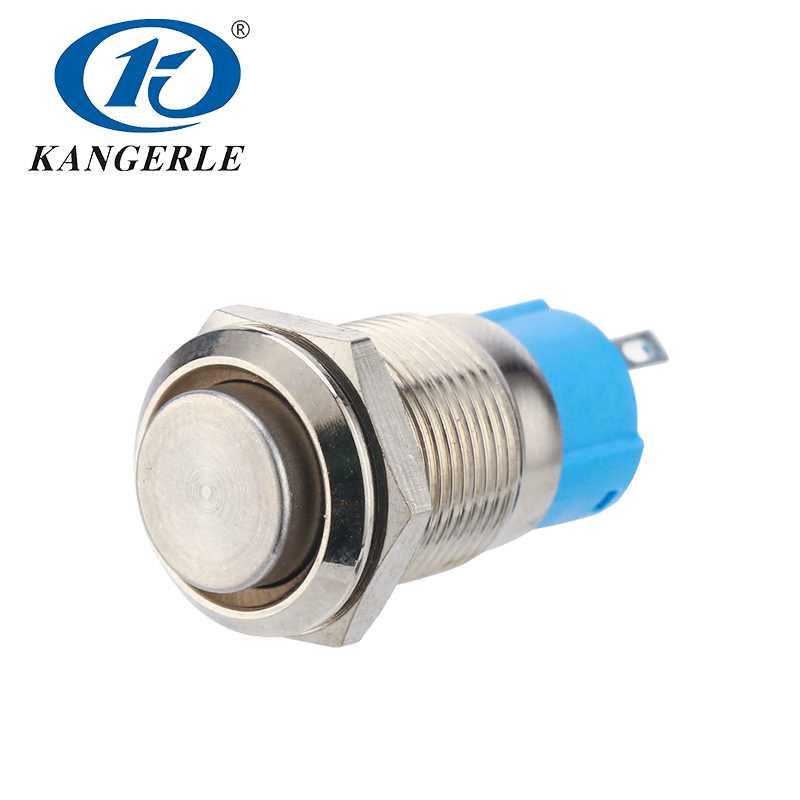 12C momentary metal push button switch 12mm high head without LED