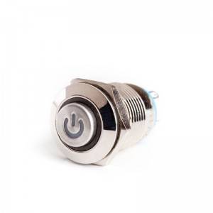 Led metal push button switch push button micro switch 12MM