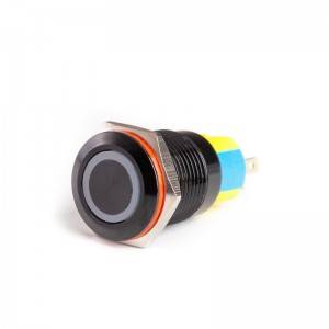 12mm push button momentary led push button switch