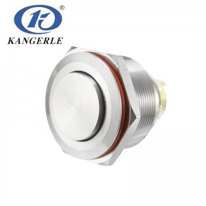 30B Momentary metal push button switch 30mm high head without LED