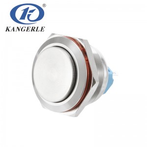 30C Momentary metal push button switch 30mm high head without LED