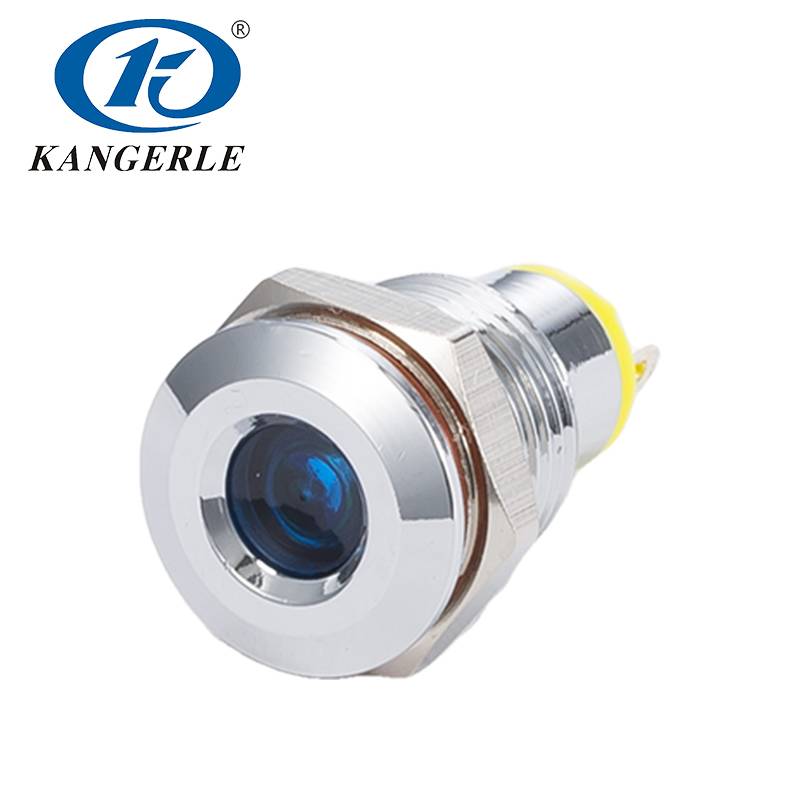 Led indicator indicator light lens metal KEL6A-D10CPB