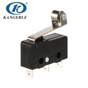 Micro switch KW12-3A-6A metal roller