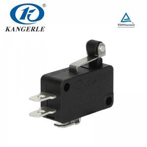 Micro switch KW3-6A-5A plastic roller