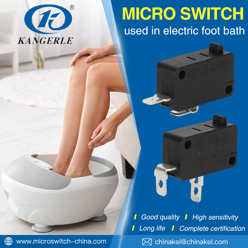 Application of Micro Switch in Electric Foot Bath